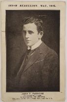 Irish Rebellion May 1916. John F. McEntee [Commandant Louth] Sentenced to Death. Sentence Commuted