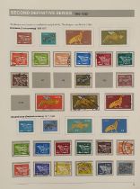 Irish Postage Stamp Album - 1922 to 1991, definitives and commemoratives, mostly hinged in An Post