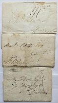 Tipperary Postal History - 1824 EL to Richard Catow Esq, Tuam, Co. Galway. Tipperary 100 Red