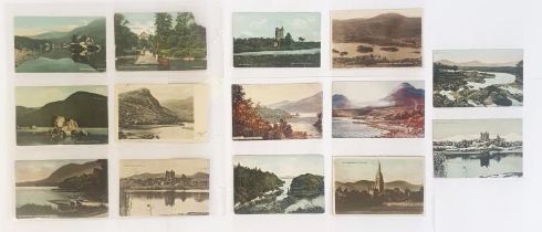 Postcards - County Kerry, a collection which includes Eagle's Nest, Killarney; Colleen Bawn Rock,
