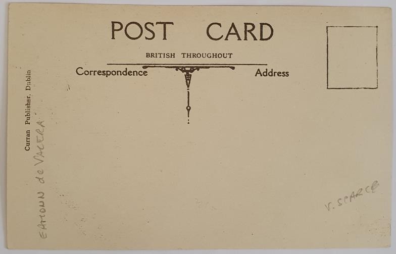 1916 Picture Postcard - De Valera. Curran, Dublin. Un-used - Image 2 of 2