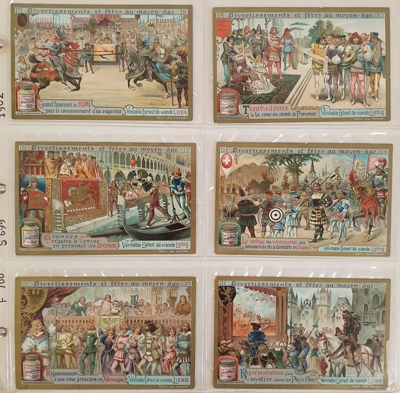 An Album of Liebig Trade Cards, comprising 28 Sets of 6, 1902 to 1904. Condition generally very good