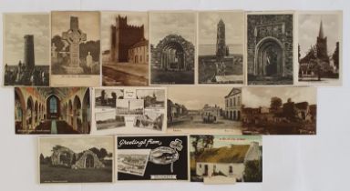 Postcards - a collection which includes County Louth, County Westmeath & County Offaly, Greetings