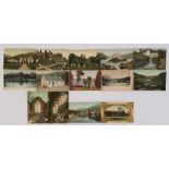 Postcards - Dublin, a collection which includes Muckross House, Colleen Bawn Rock, The Choir,