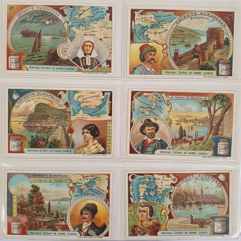 An Album of Liebig Trade Cards, comprising 28 Sets of 6, 1906 to 1909. Condition generally very good - Image 2 of 8