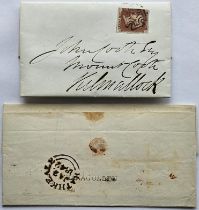 Limerick Postal History - 1843 Complete Letter to John Cook Esq., Mount Cook, Kilmallock. Clear