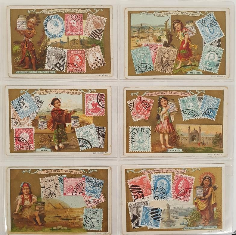 An Album of Liebig Trade Cards, comprising 32 Sets of 6, 1891 to 1898. Condition generally very good - Image 8 of 8