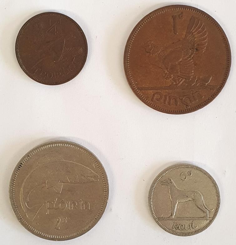 Ireland - A Collection of c.45 Pennies from 1940, c. 26 x 6d from 1949, c.26 Florins from 1960 and - Image 2 of 2