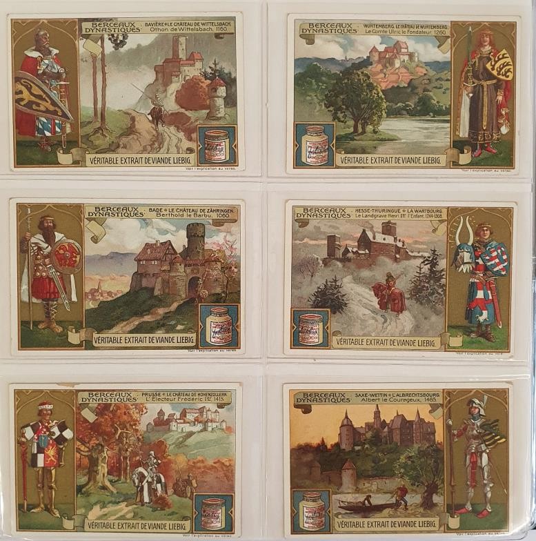 An Album of Liebig Trade Cards, comprising 28 Sets of 6, 1906 to 1909. Condition generally very good - Image 5 of 8