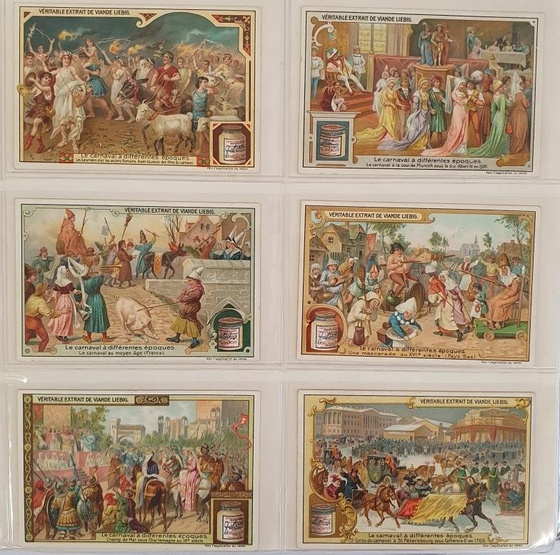 An Album of Liebig Trade Cards, comprising 28 Sets of 6, 1906 to 1909. Condition generally very good - Image 4 of 8