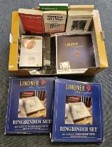 A Collection of Philatelic Items incl. two new Lindner Albums; Lindner Pages; Stamp Pockets; Stamp