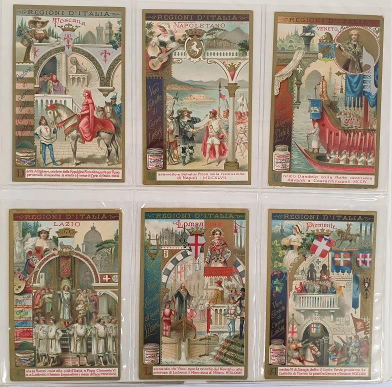 An Album of Liebig Trade Cards, comprising 30 Sets of 6, 1898 to 1902. Condition generally very good