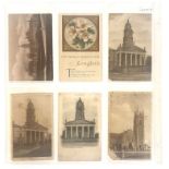 Postcards - County Longford, a collection which includes Camlin Fall, St. Mels Cathedral, St.