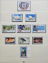 New Caledonia 1987 to 2001 housed in de luxe Lindner album 95% complete fine unmounted mint