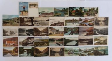 Collection of Kerry Interest vintage cards. Circa 34 cards, blank and postally used. Variety of