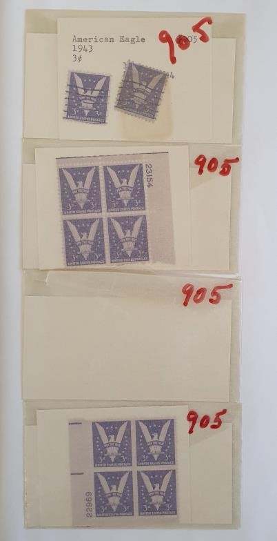 USA - An Extensive Album of American Mint Blocks and Singles, 1925-1948 with a full list of contents - Image 5 of 7