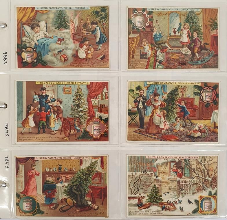 An Album of Liebig Trade Cards, comprising 32 Sets of 6, 1891 to 1898. Condition generally very good - Image 4 of 8