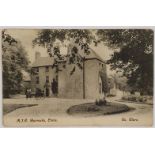 Clare interest. R. I. C. Barracks Ennis, Co. Clare Lawrence Publisher. black and white. Circa