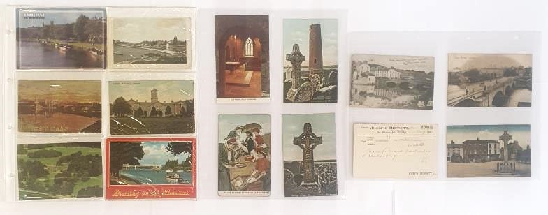 Postcards - County Westmeath & Roscommon, a collection which includes The Bridge, Boyle; Town