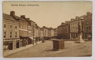 Market Street, Enniscorthy Published by S. M. O’Leary, Slaney Place, Enniscorthy. Postally used.