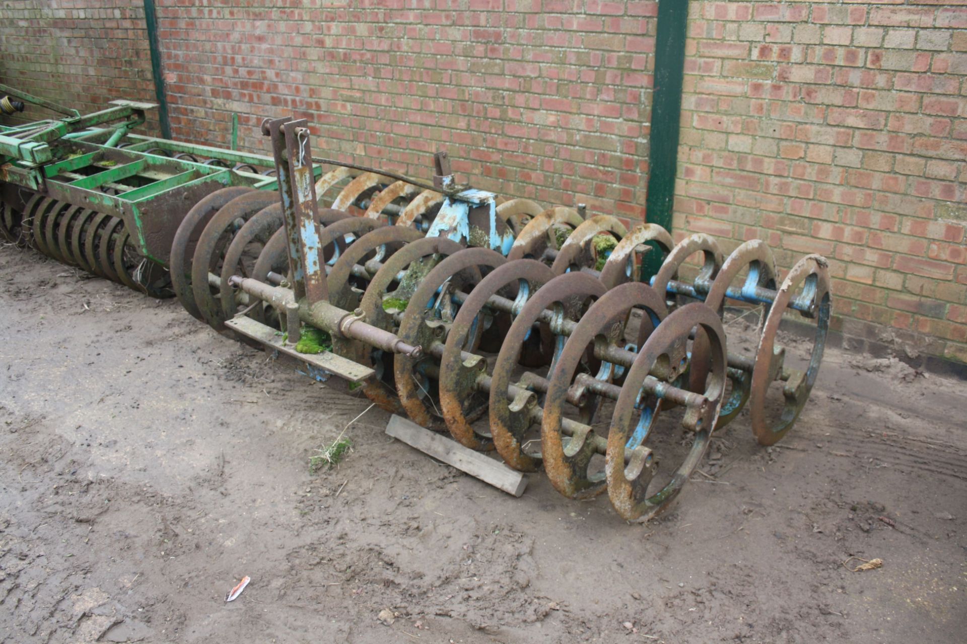 Lemken front mounted furrow press 2.4m wide