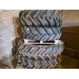 Pair of 380/85 R34 Mitas wheels & Pair of 380/90 R50 Mitas wheels with Fendt centres RCW for Fendt