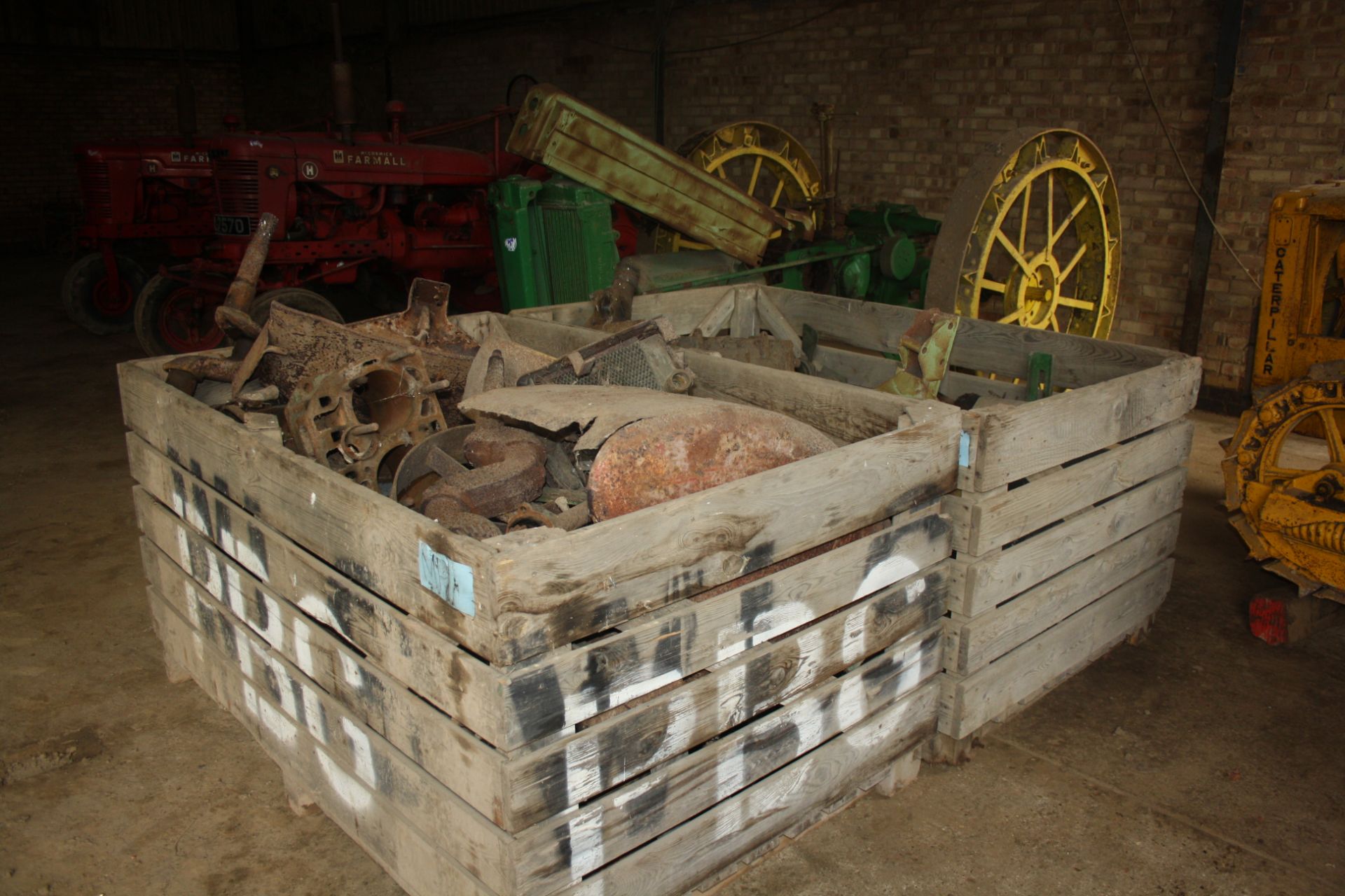 (41) John Deere Model B for restoration Reg JL 7968 inc 2 boxes parts, on farm since new, log book - Image 2 of 2