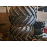Pair of Goodyear Terra Tyres 66 x 43.00 x 25 NHS