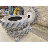 Spare Firestone wheel for Sands SLC 3000 sprayer and 2 spare tyres