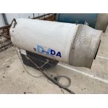Priva DA gas heater from drying wall