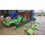 (19) AVR Geforce, full set hook tines, 3.8m wide, two-sided drive, 4 metal depth wheels, with