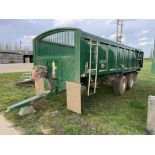 (17) Bailey 14 Ton Root trailer, sprung drawbar, arched full front window, front ladder, roll over