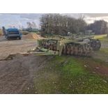 (96) Dowdeswell 3.5m trailed discs, scalloped fronts and plain rears, hydraulic adjustment and