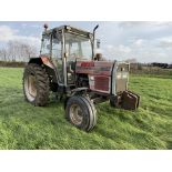 Massey Ferguson 390 HiLine+ 2wd tractor • Air con • Power steering • Front fenders • 7,170 hours •