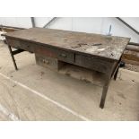 Metal workshop bench