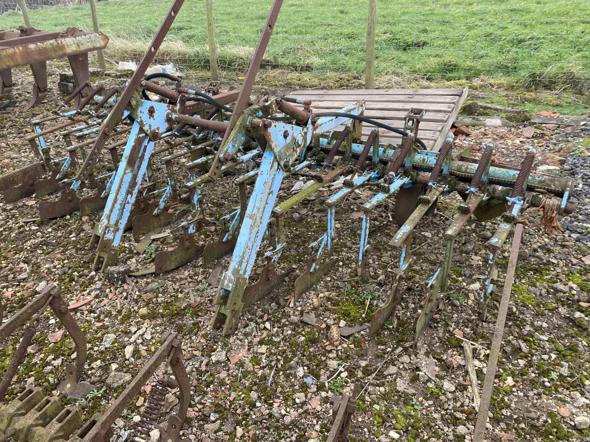 Webb front mounted 6 row sugar beet hoe