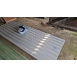 31 x polyester coated roof sheets 3m with screws