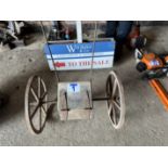 Push seed drill