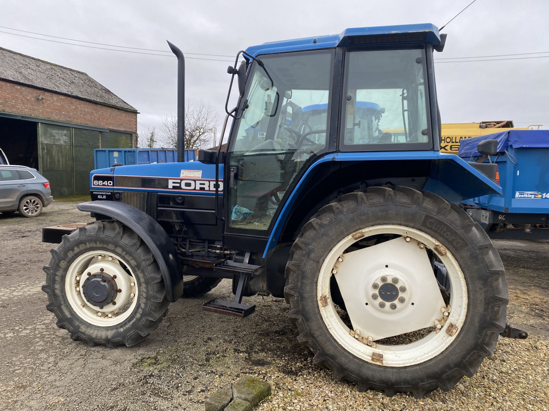 (96) Ford 6640 SLE (Powerstar), 4wd Tractor, Air Con with 6,500 hrs Reg N740 PEE, Rear tyres 13.6 - Bild 3 aus 6