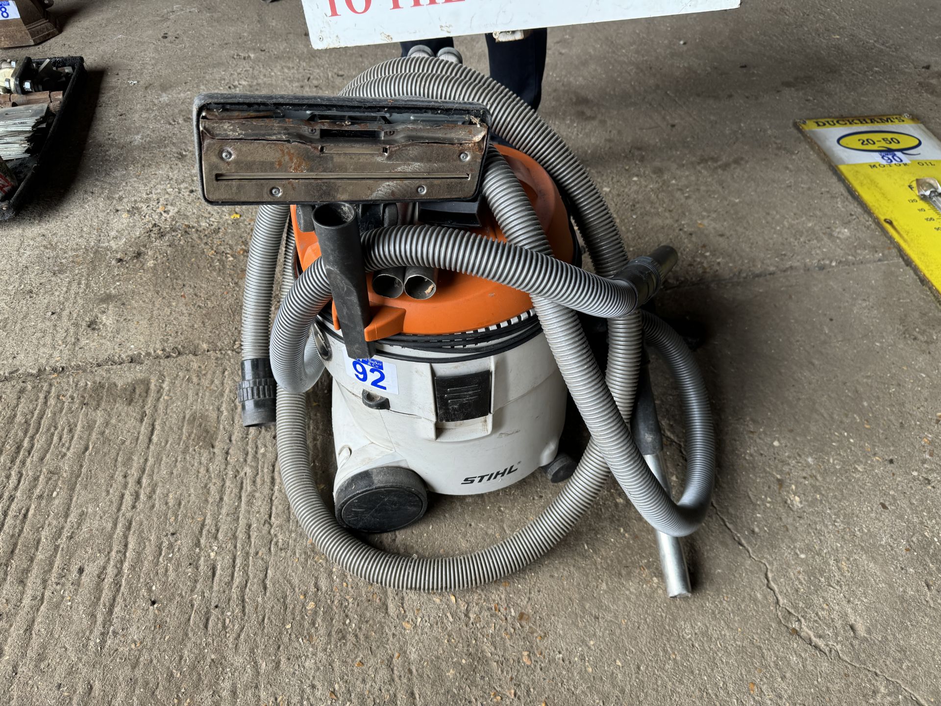 Stihl vacuum cleaner, passed PAT test, manual in office - Image 2 of 2