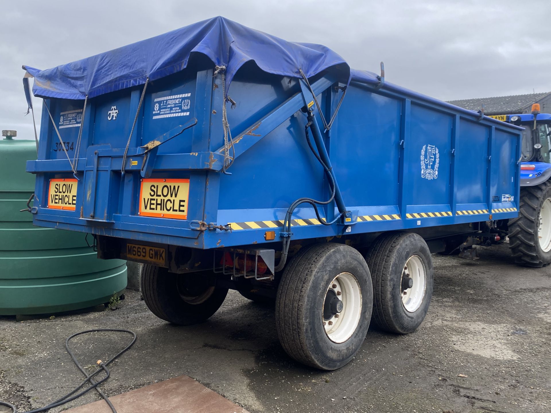 (97) Larrington Rootking 14 - 14T root trailer with monocoque body, hydraulic taildoor, front window - Bild 2 aus 4