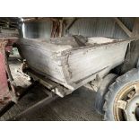 Vintage 1930's -40's trailer with rubber tyres