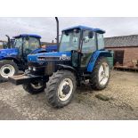 (96) Ford 6640 SLE (Powerstar), 4wd Tractor, Air Con with 6,500 hrs Reg N740 PEE, Rear tyres 13.6