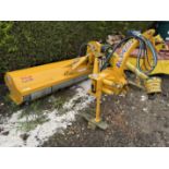 (19) Alpego TriLat TL33 200 2m offset flail mower with roller