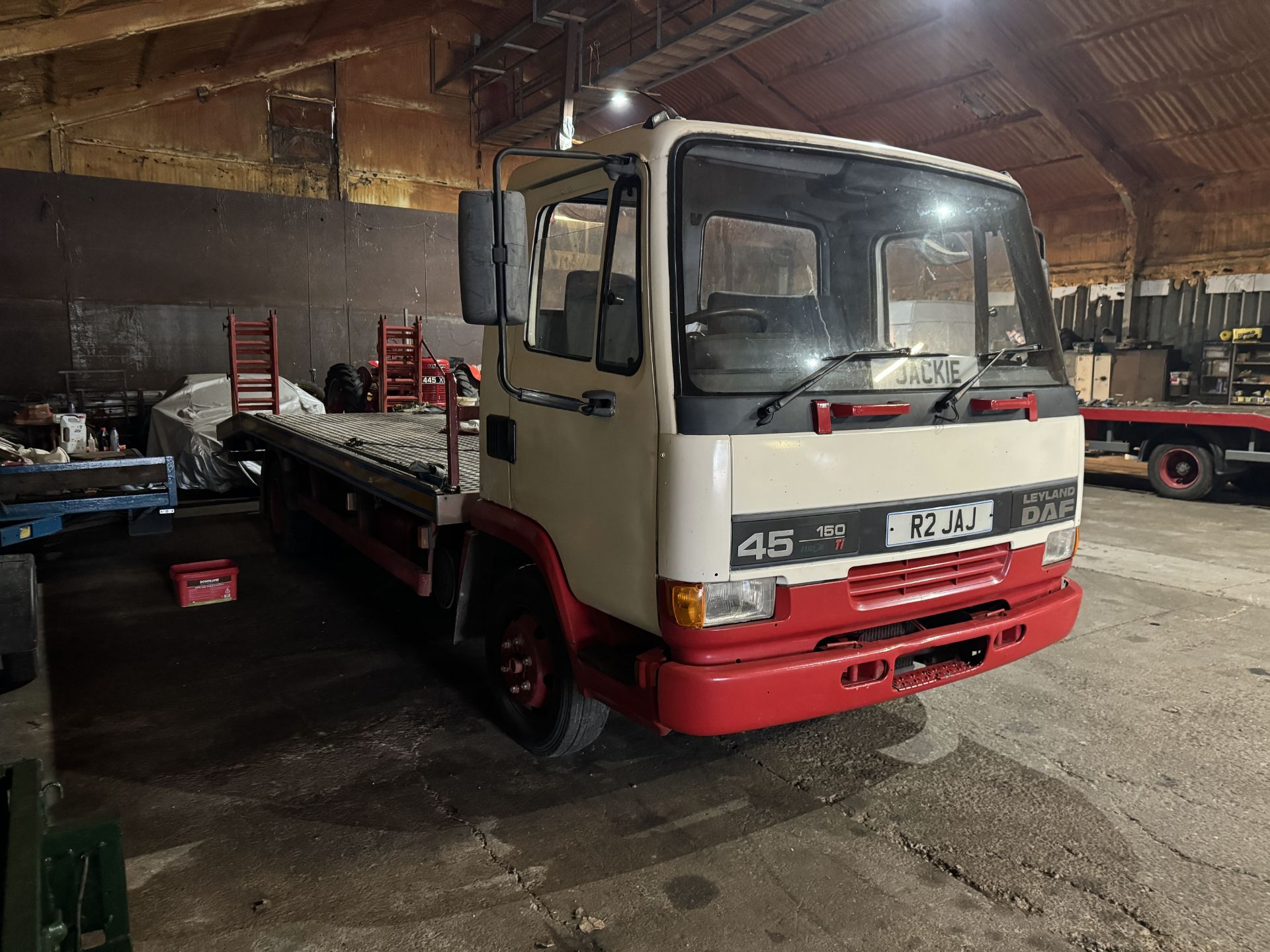 1997 Leyland DAF 45-150 24ft beever tail with loading ramps - Image 2 of 2