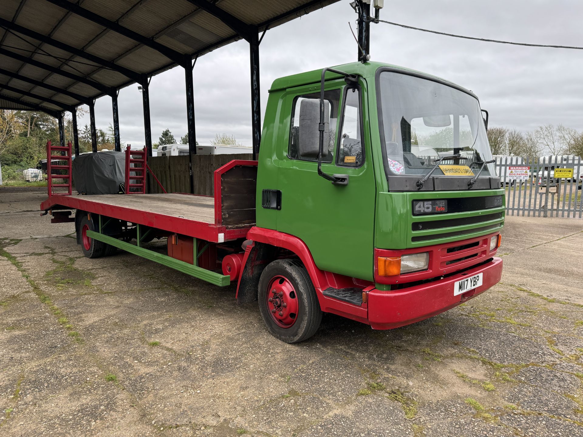 1994 Leyland DAF 45-150 24ft beever tail with loading ramps - Image 2 of 2