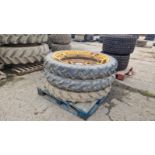 Pair of 8.3R44 RCW plus rim & tyre