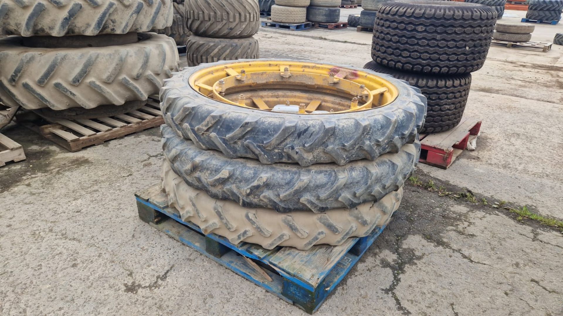 Pair of 8.3R44 RCW plus rim & tyre