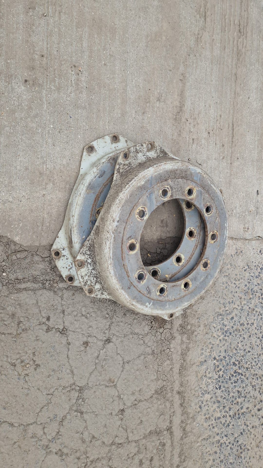 Pair of Massey Ferguson front wheel pans