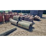 4 x concrete culvert pipes 18inch x 4ft